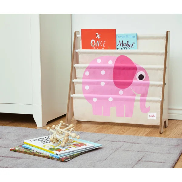 3 Sprouts 24'' H X 10'' W Chip Resistant Animals Kids Book Display | Wayfair North America