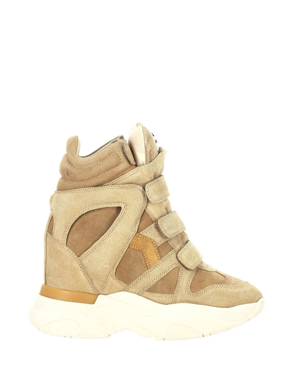 ISABEL MARANT cut-out touch-strap sneakers - Neutrals | Farfetch Global