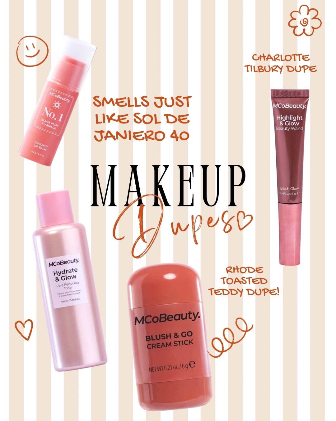 Target is having some great deals this week, too! Mco Beauty is 40% off today only! These makeup dupes are just as good as the more expensive versions. I’m linking some of my favorite products!

The blush is a great dupe for Rhode toasted teddy. A little goes a long way!

That body spray smells exactly like Sol de Janiero 40 and lasts just as long. 

The highlight and glow wand is a great Charlotte Tilbury dupe. 

These prices were already great but are a STEAL at 40% off!

#LTKBeauty #LTKSaleAlert #LTKselfcare