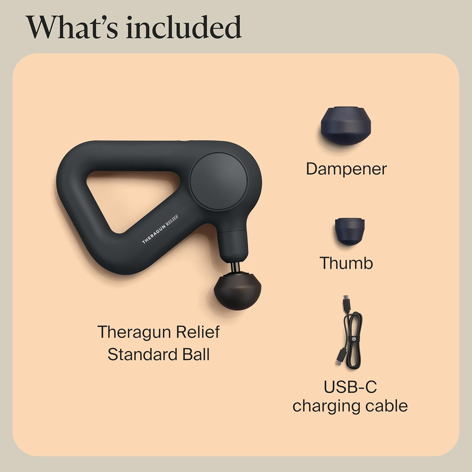 TheraGun Therabody Relief - Quiet Deep Tissue Therapy Massage Gun - Bluetooth Enabled, Electric P... | Amazon (US)