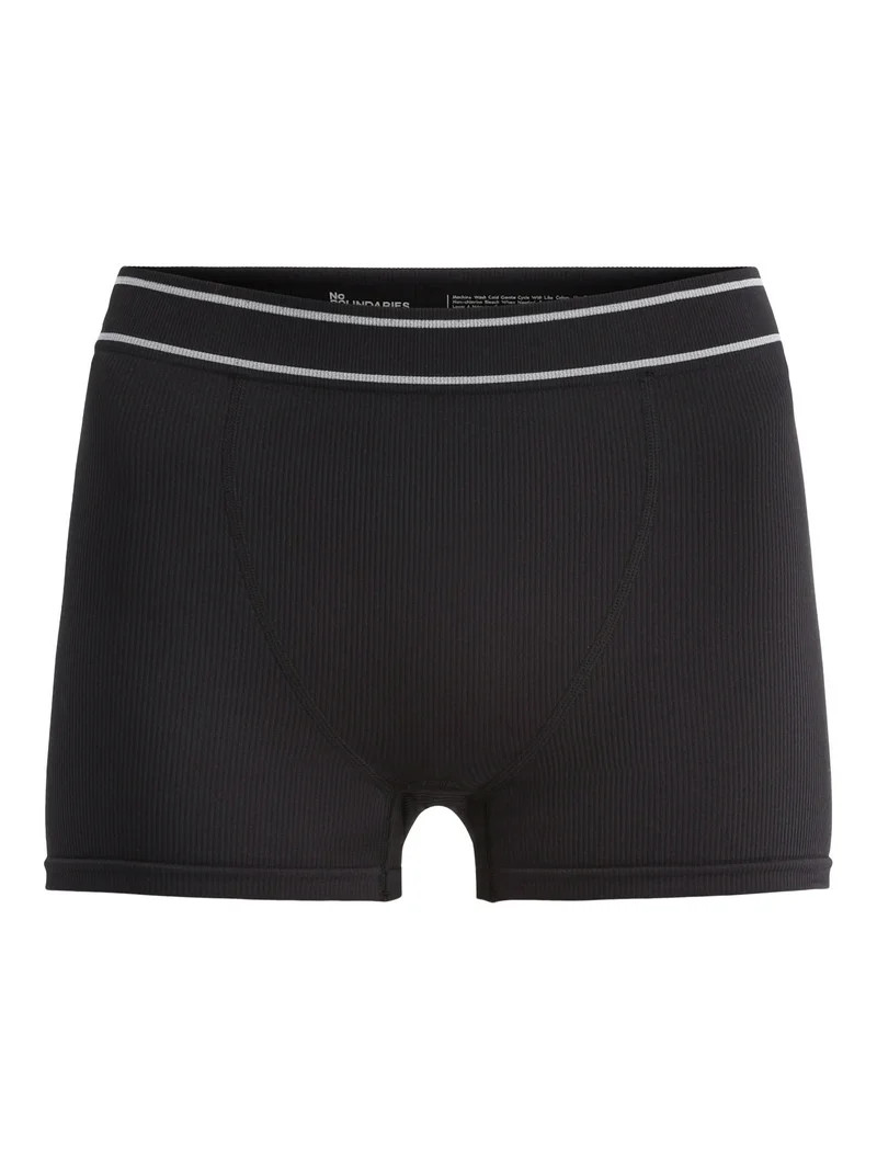 No Boundaries Seamless High Waist Boyshort Panties, Women’s | Walmart (US)