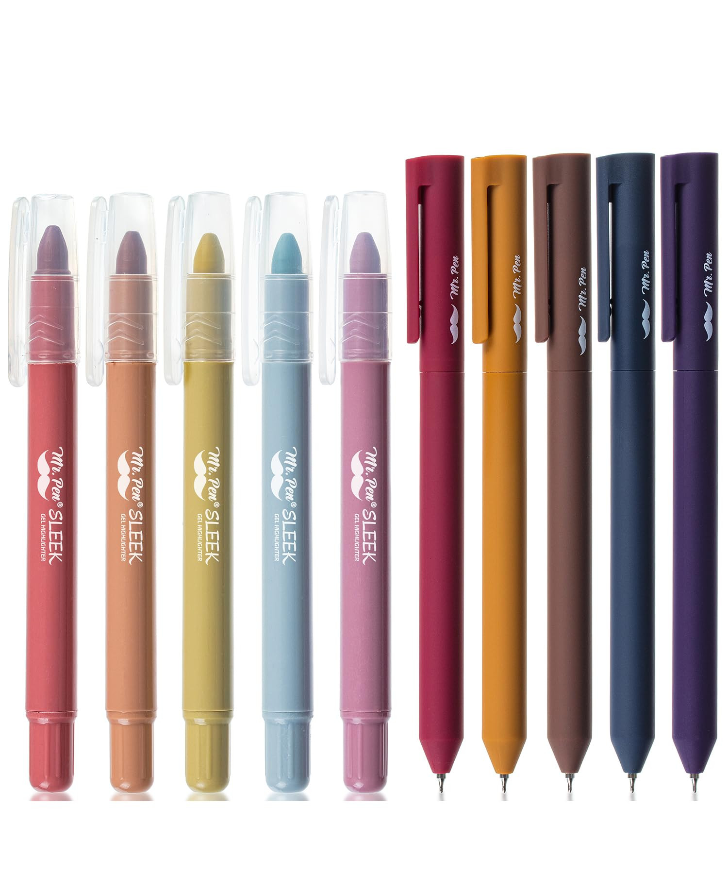 Mr. Pen- Bible Highlighters and Pens, 10 Pack, Gel Highlighters, Colorful Bible Highlighters No B... | Amazon (US)