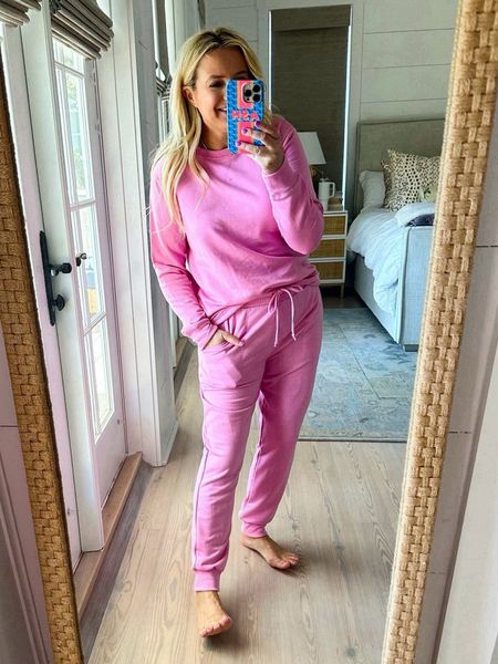 Cutest pink loungewear!! Wearing smalls 

#LTKGiftGuide #LTKfindsunder50 #LTKstyletip