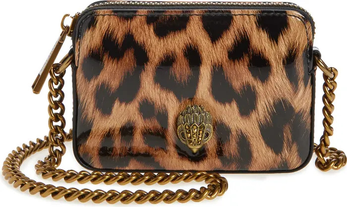 Micro Kensington Leopard Print Faux Leather Camera Bag | Nordstrom
