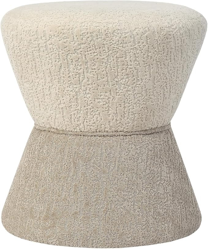 Modern Ottoman Footstool, Small Vanity Foot Rest Stool Chair, Upholstered Ottoman for Entryway, L... | Amazon (US)