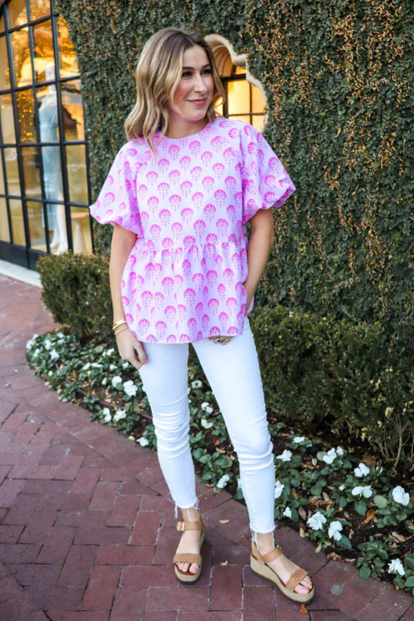 The Shay Puff Sleeve Top | J.Marie