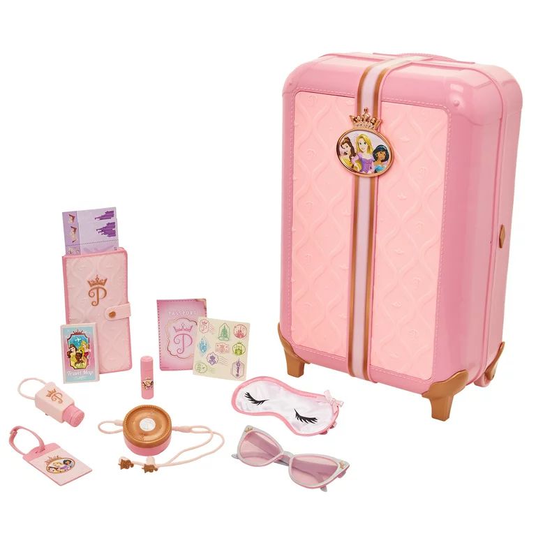 Disney Princess Style Collection Suitcase Traveler Set with 17 travel pieces - Walmart.com | Walmart (US)