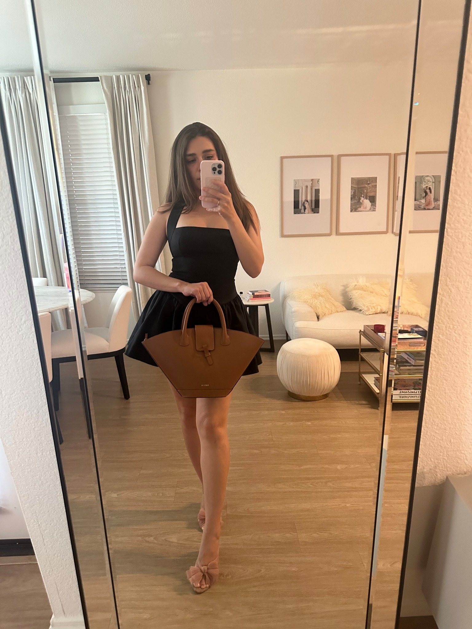 Little black dress, bow heels, and the most elegant tote 🤎 This look is simple, feminine, and polished—every piece is timeless and wearable on repeat. Linked the full outfit! #LTKSummerstyle #littleblackdress

#LTKStyleTip