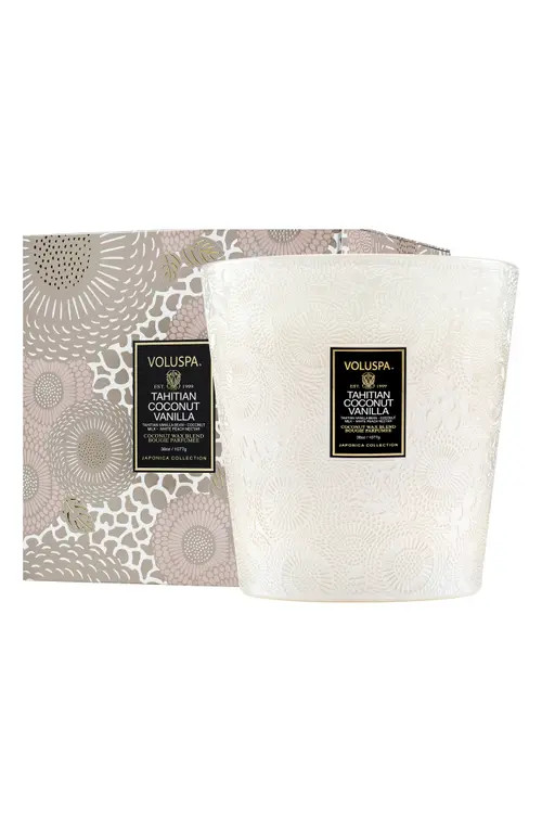 Voluspa Tahitian Coconut Vanilla Three-Wick Hearth Candle at Nordstrom | Nordstrom