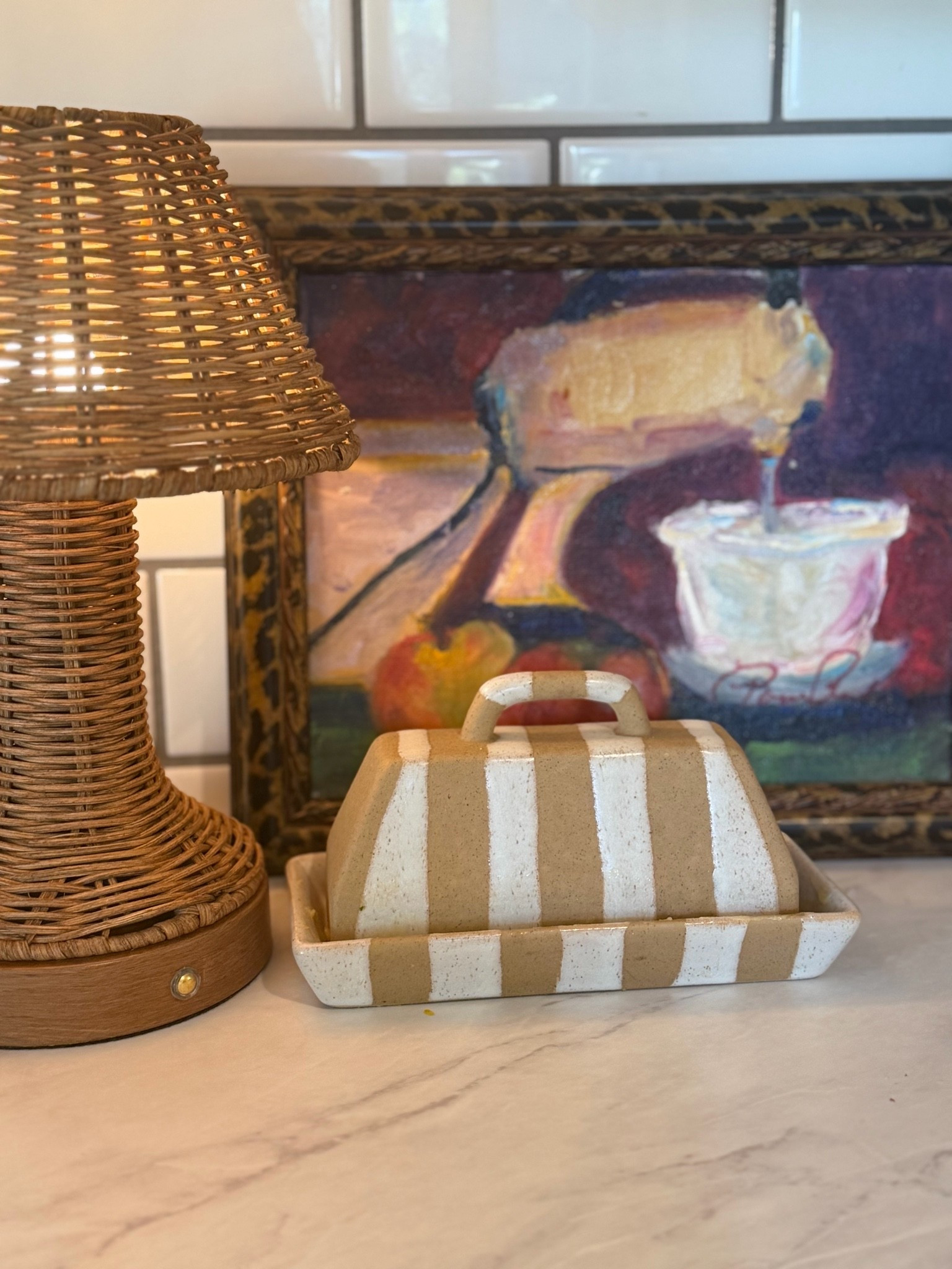 The perfect cottage cozy kitchen lamp

#LTKHome #LTKOver40