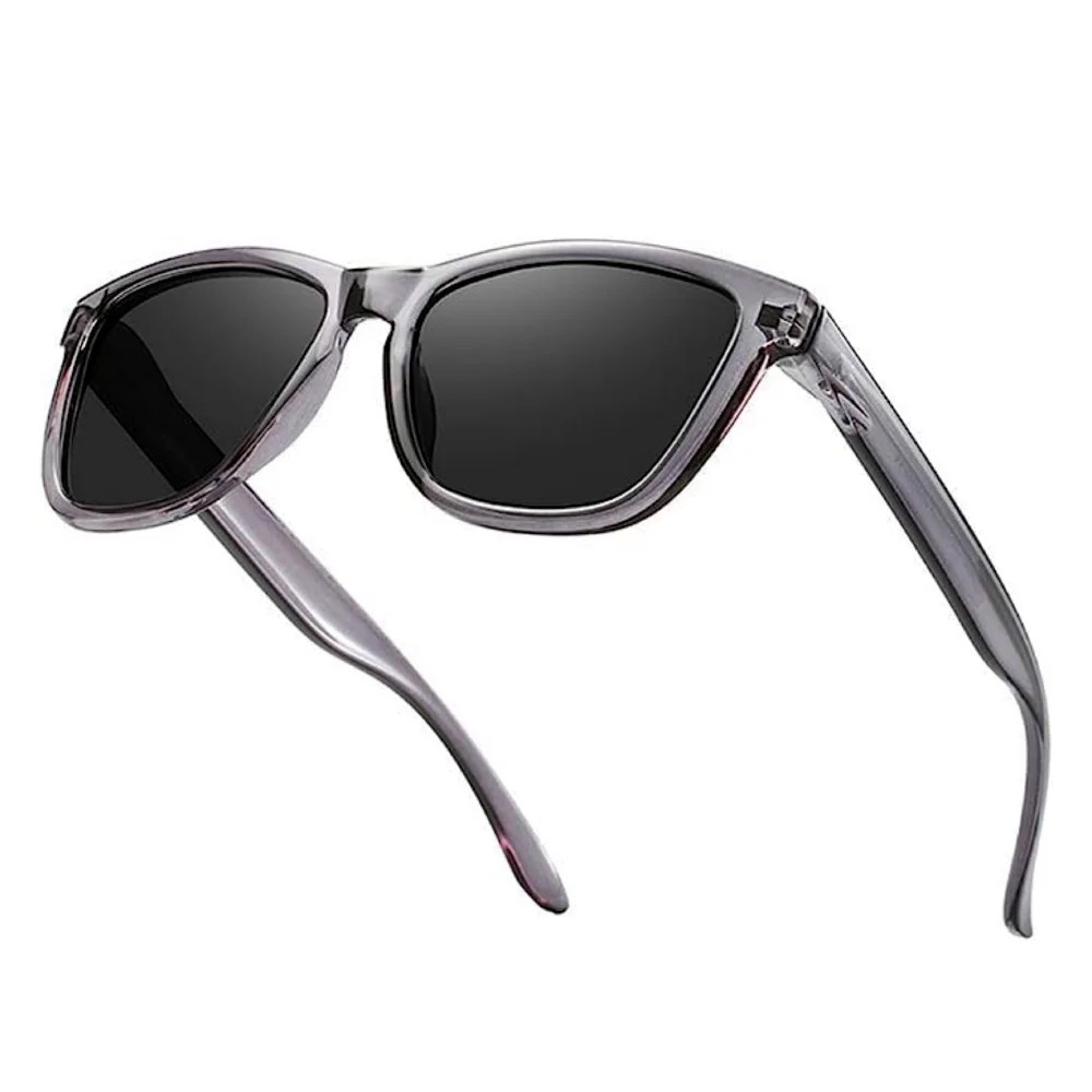 Mens Dark Gray Polarized  Retro Classic UV400 Protection Sunglasses - Walmart.com | Walmart (US)