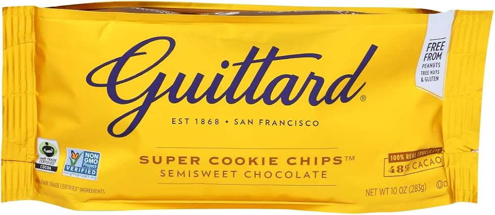 GUITTARD Super Cookie Chocolate Chip Chunks, 10 OZ | Amazon (US)