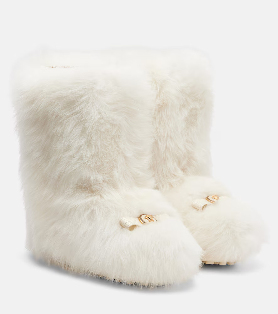 Versace Shearling boots | Mytheresa (UK)