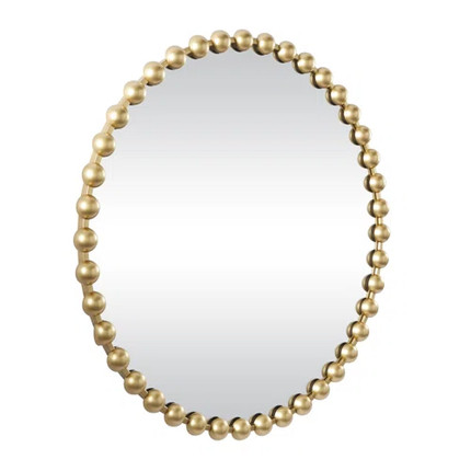 Marlowe Round Metal Wall Mirror