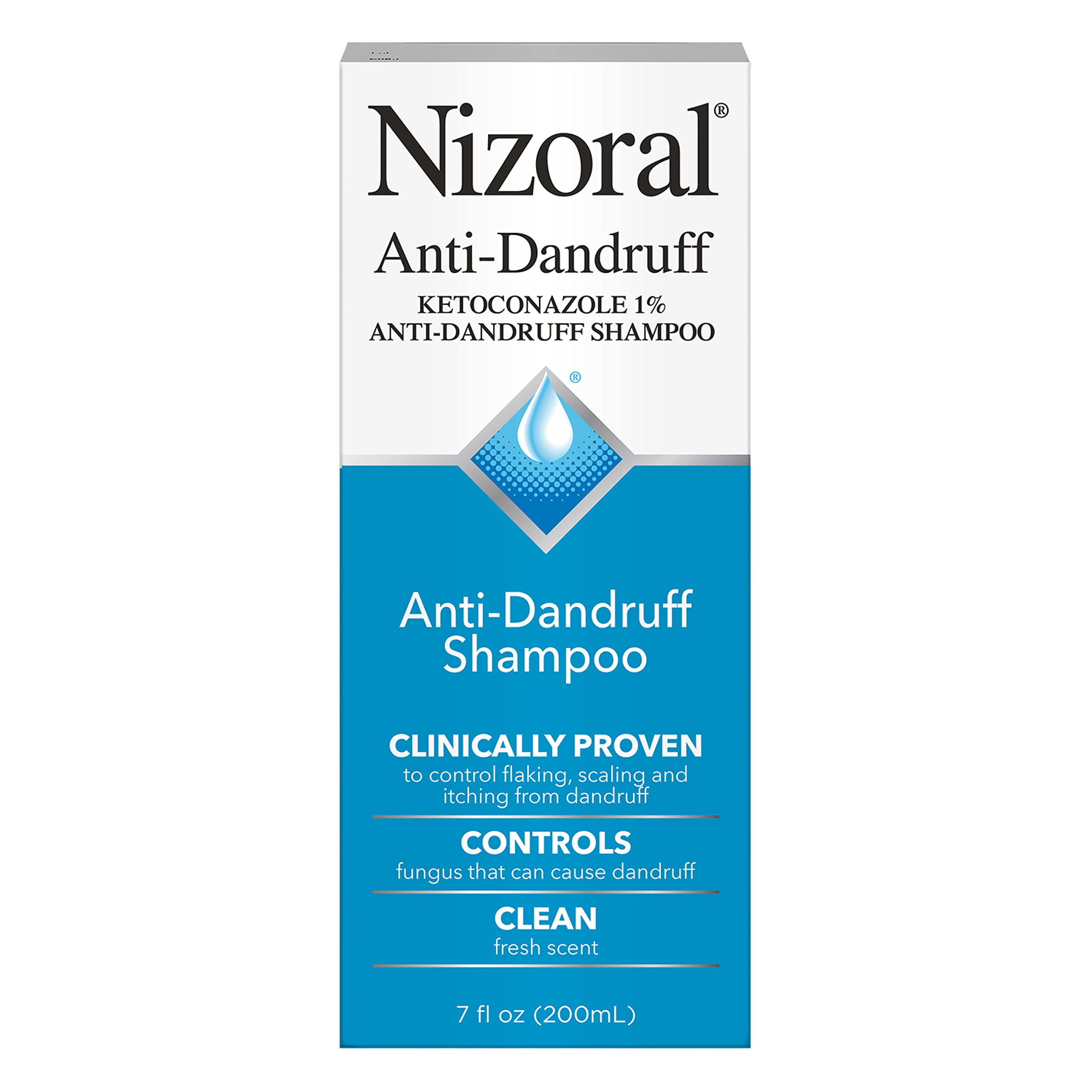 Nizoral Anti-Dandruff Shampoo with 1% Ketoconazole, Fresh Scent, 7 Fl Oz | Amazon (US)