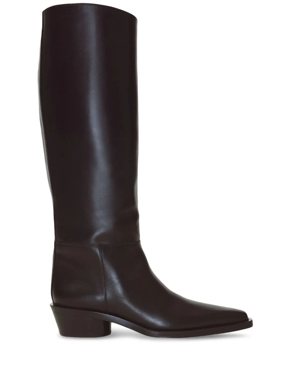 Proenza Schouler Bronco Leather Tall Boots - Farfetch | Farfetch Global