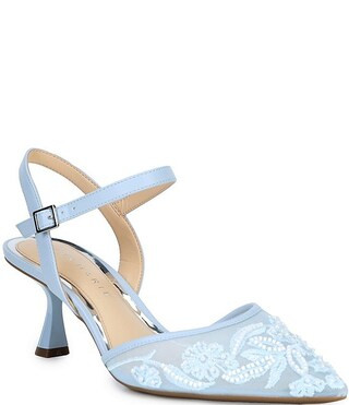 Alex Marie Alyssa Embroidered Mesh Slingback Pumps | Dillard's | Dillard's
