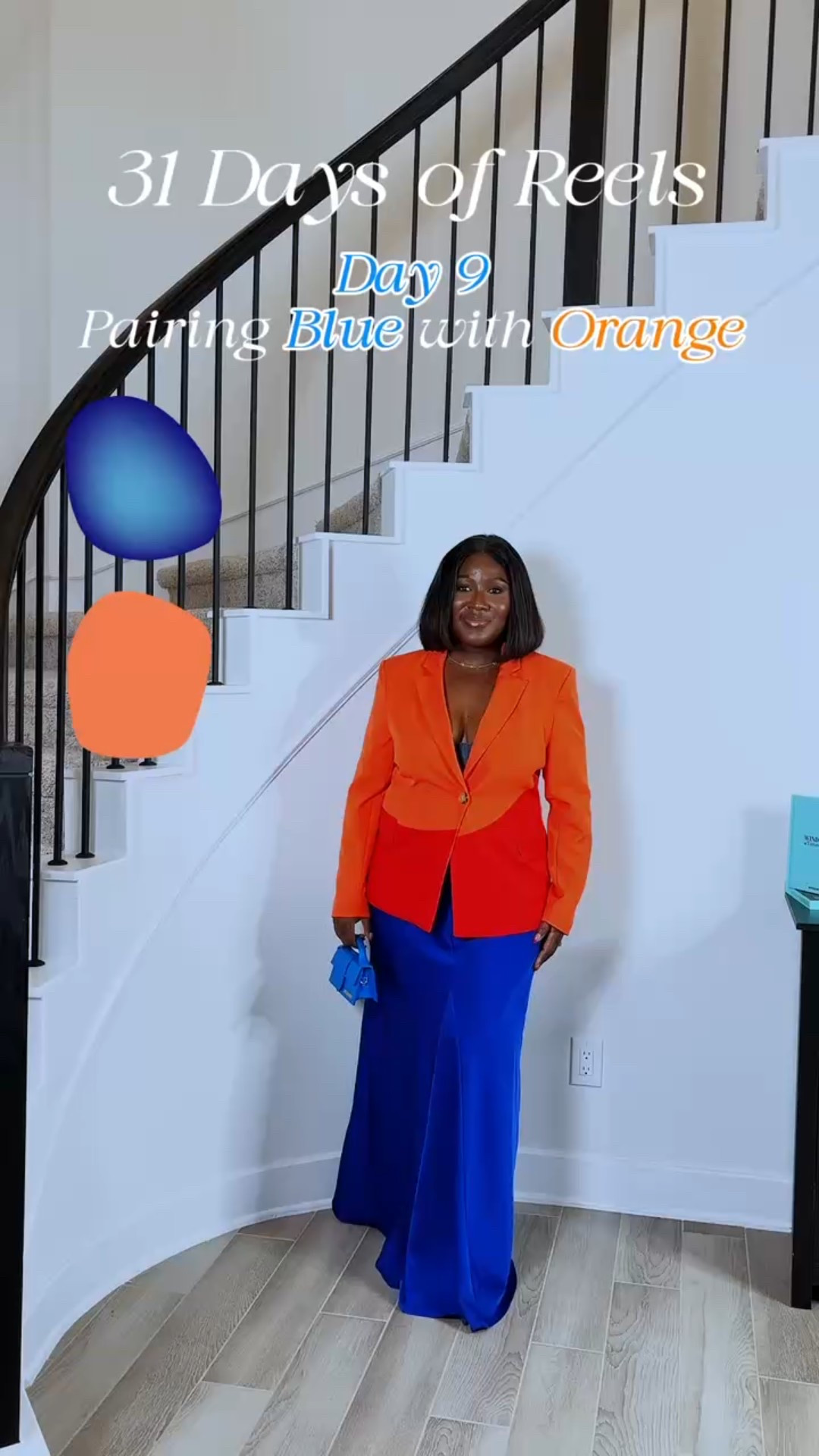 Pairing Blue with Orange for the perfect color blocking outfit 

#LTKStyleTip #LTKItBag #LTKWorkwear
