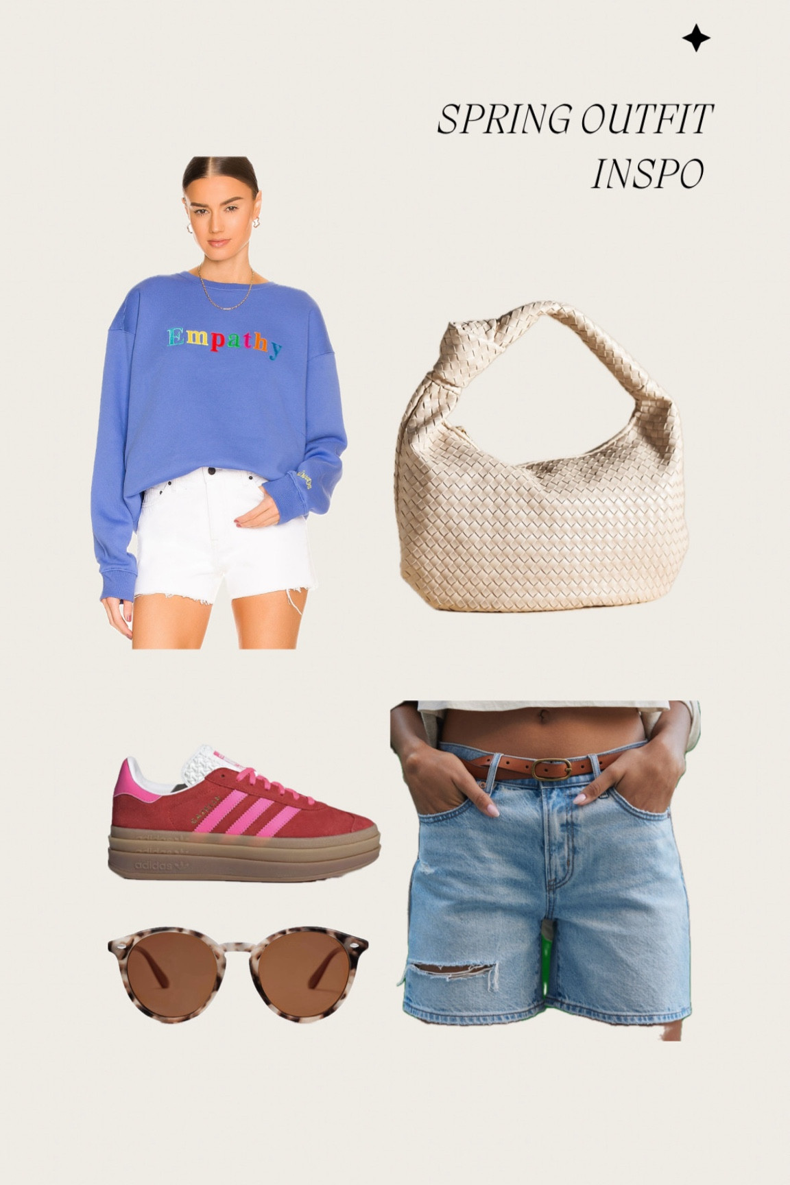 spring outfit inspo for mom on the go 

Shorts are on sale & how cute are the new gazelle colorway!?❤️💕

#LTKsalealert #LTKshoecrush #LTKSeasonal