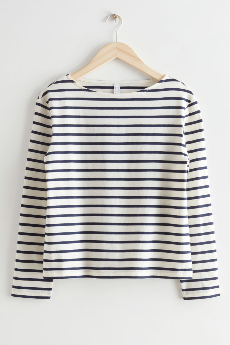 H & M - Breton Stripe Top - Blue | H&M (UK, MY, IN, SG, PH, TW, HK)