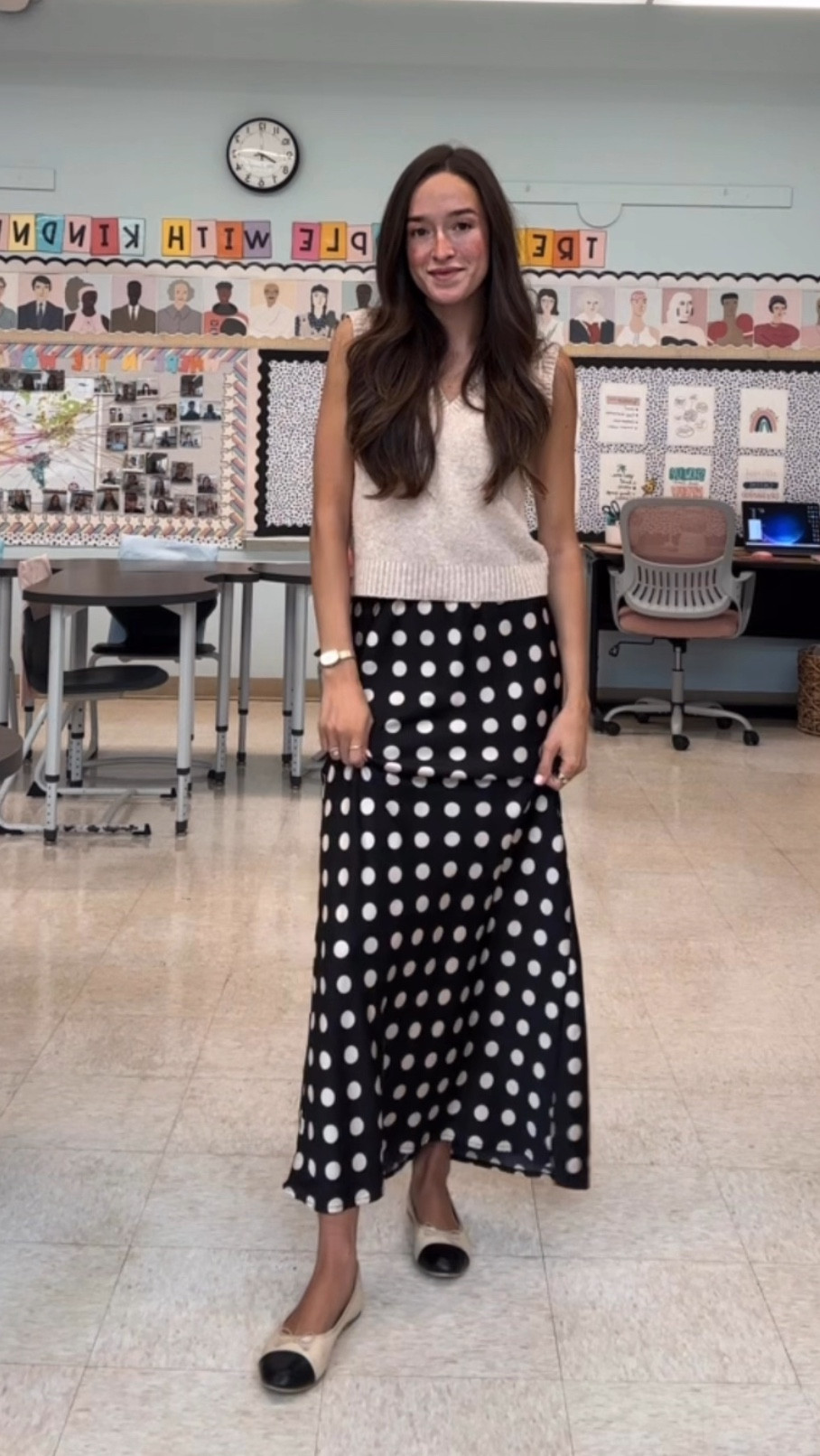 polka dot is my pattern of the year!!!! ⚫️⚪️ skirt and sweater are sold out but linked something similar! xo

#LTKShoeCrush #LTKFindsUnder50 #LTKFallSale