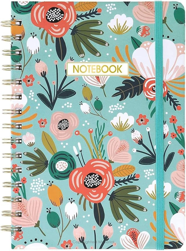 Ruled Notebook/Journal - Lined Diary with Hardcover and Premium Thick Paper, 8.5" x 6.5", College... | Amazon (US)