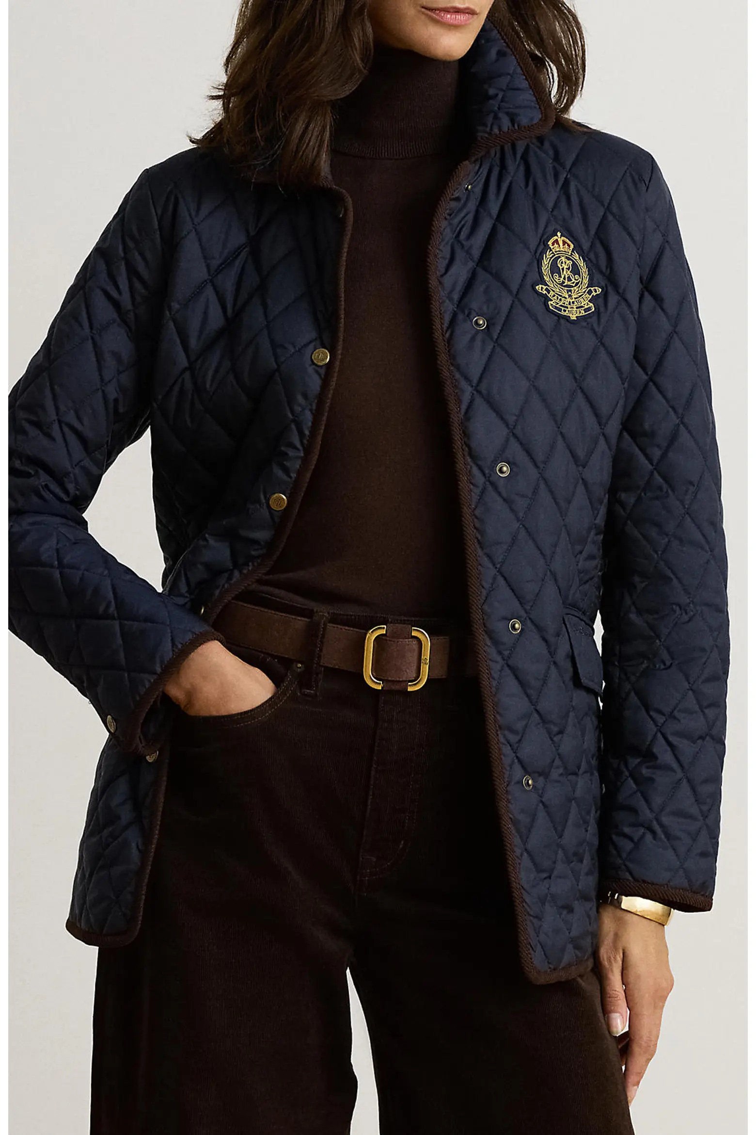 Lauren Ralph Lauren Butterpile Crest Quilted Jacket (Women) | Nordstrom | Nordstrom