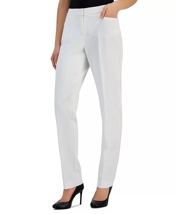 I.N.C. International Concepts Women's Mid-Rise L-Pocket Straight-Leg Pants, Regular, Long & Short... | Macys (US)