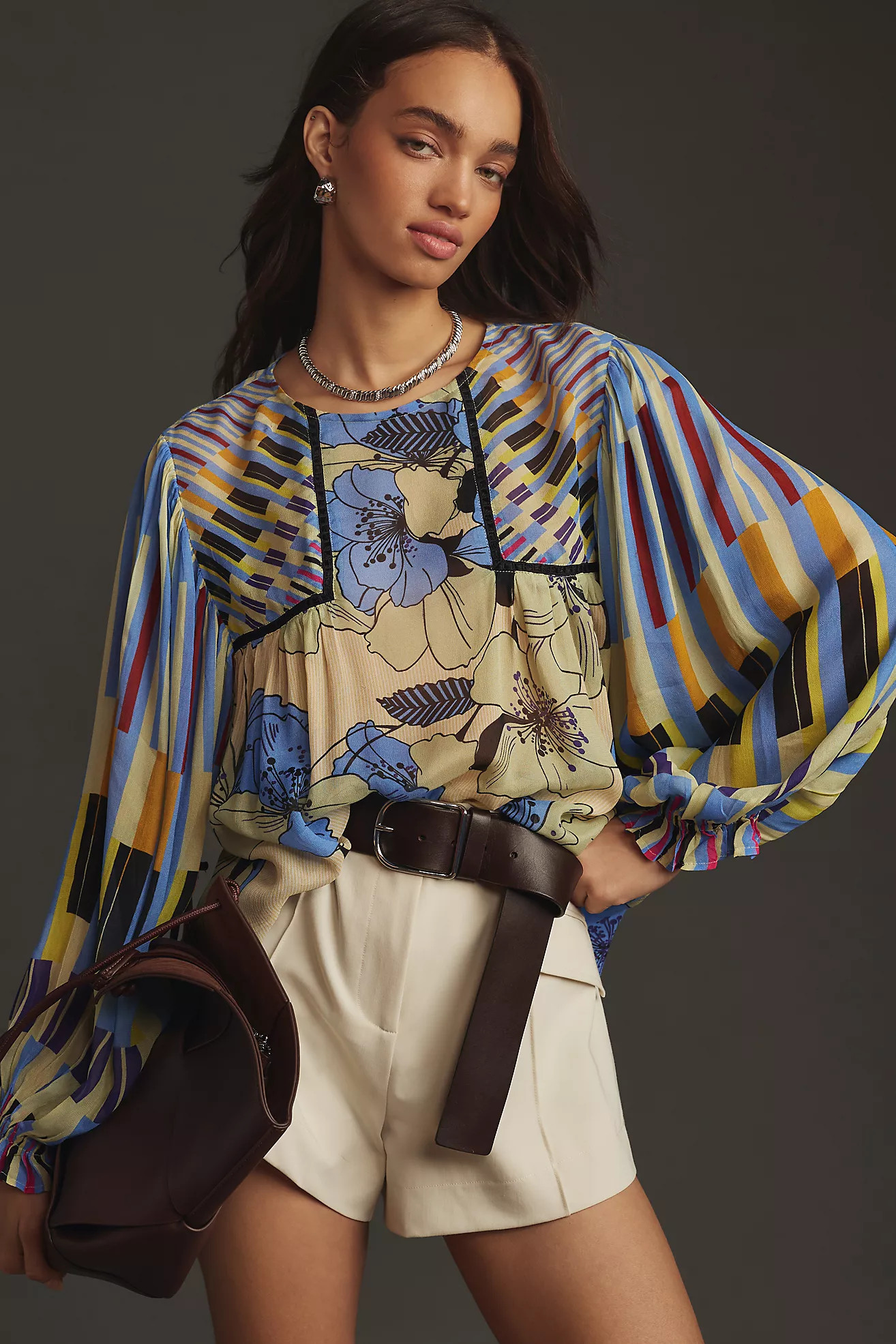 Bl-nk Miranda Peasant Blouse | Anthropologie (US)