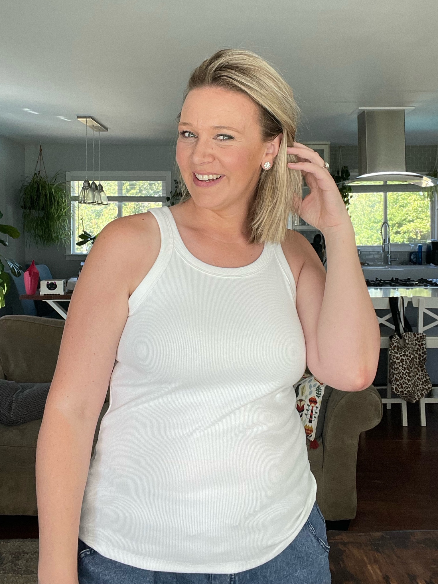 Love how thick this white tank top is!

#LTKcurves #LTKSeasonal