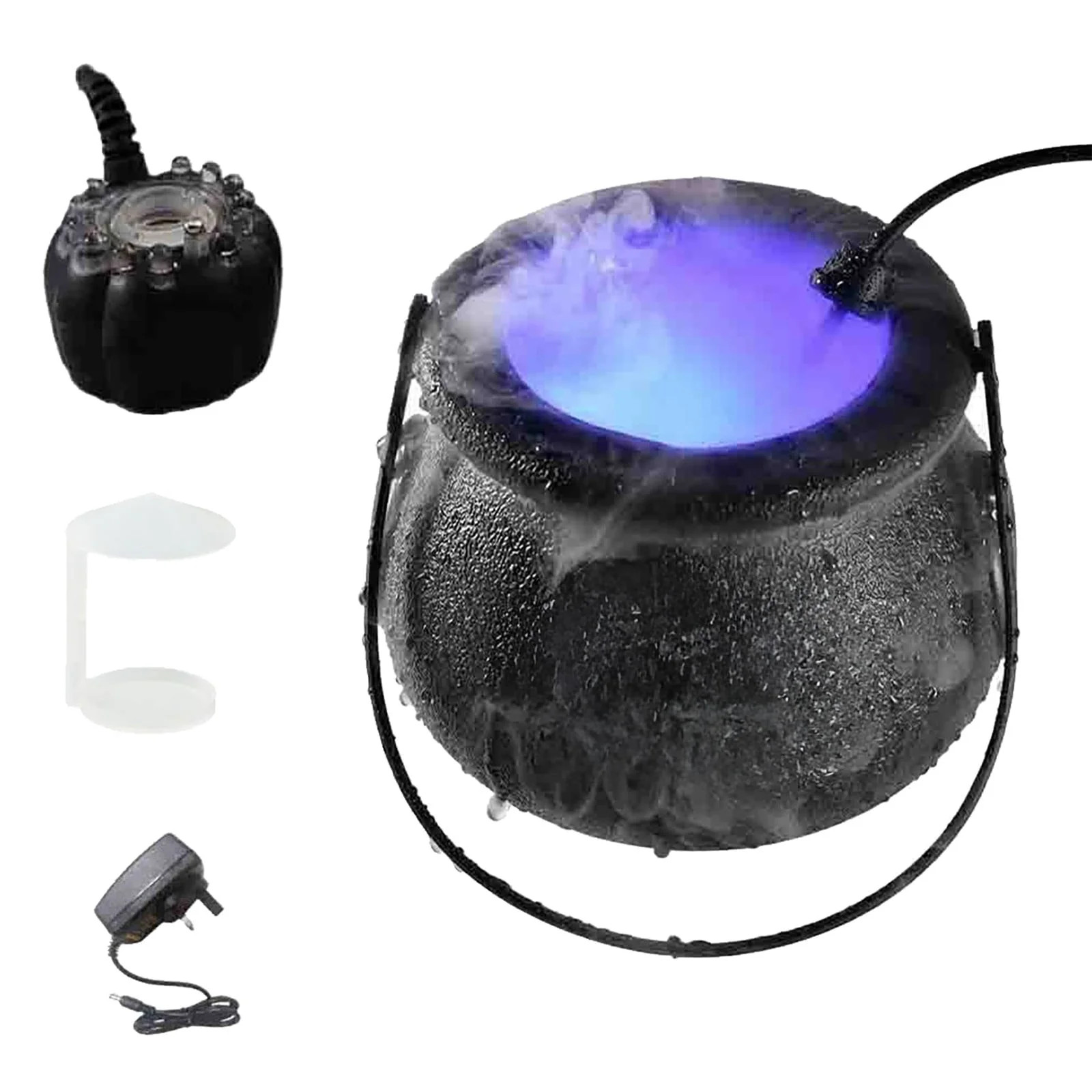 Halloween Witch Cauldron Fog Machine with LED Light for Party Decorations Mist Maker for Indoor O... | Walmart (US)