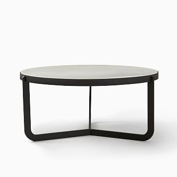 Mina Round Coffee Table (34"&ndash;40") | West Elm (US)