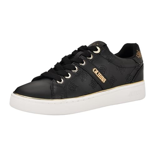 Guess Women's BRITZ Sneaker, Black Logo 001, 9.5 | Amazon (US)