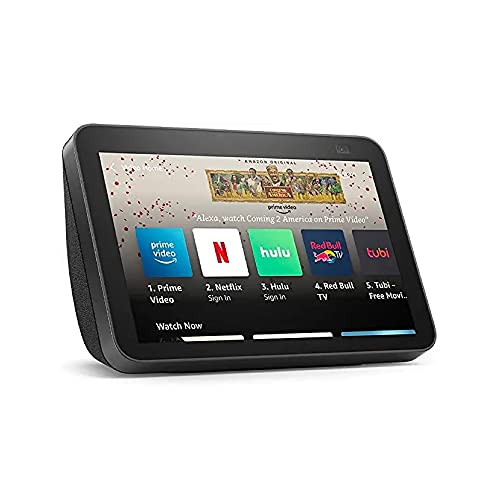 Echo Show 8 (2nd Gen, 2021 release) | HD smart display with Alexa and 13 MP camera | Charcoal | Amazon (US)