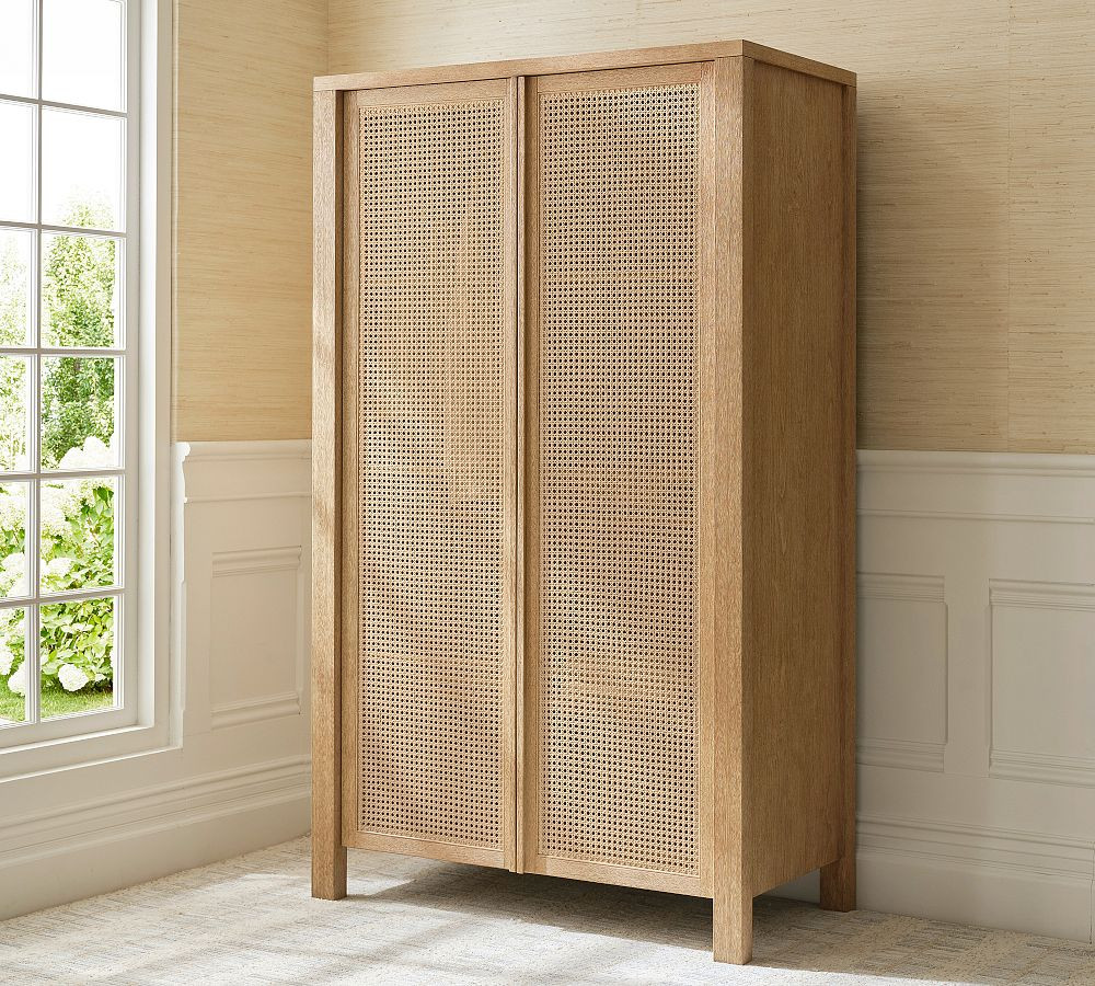 Marina Cane Armoire (42") | Pottery Barn (US)