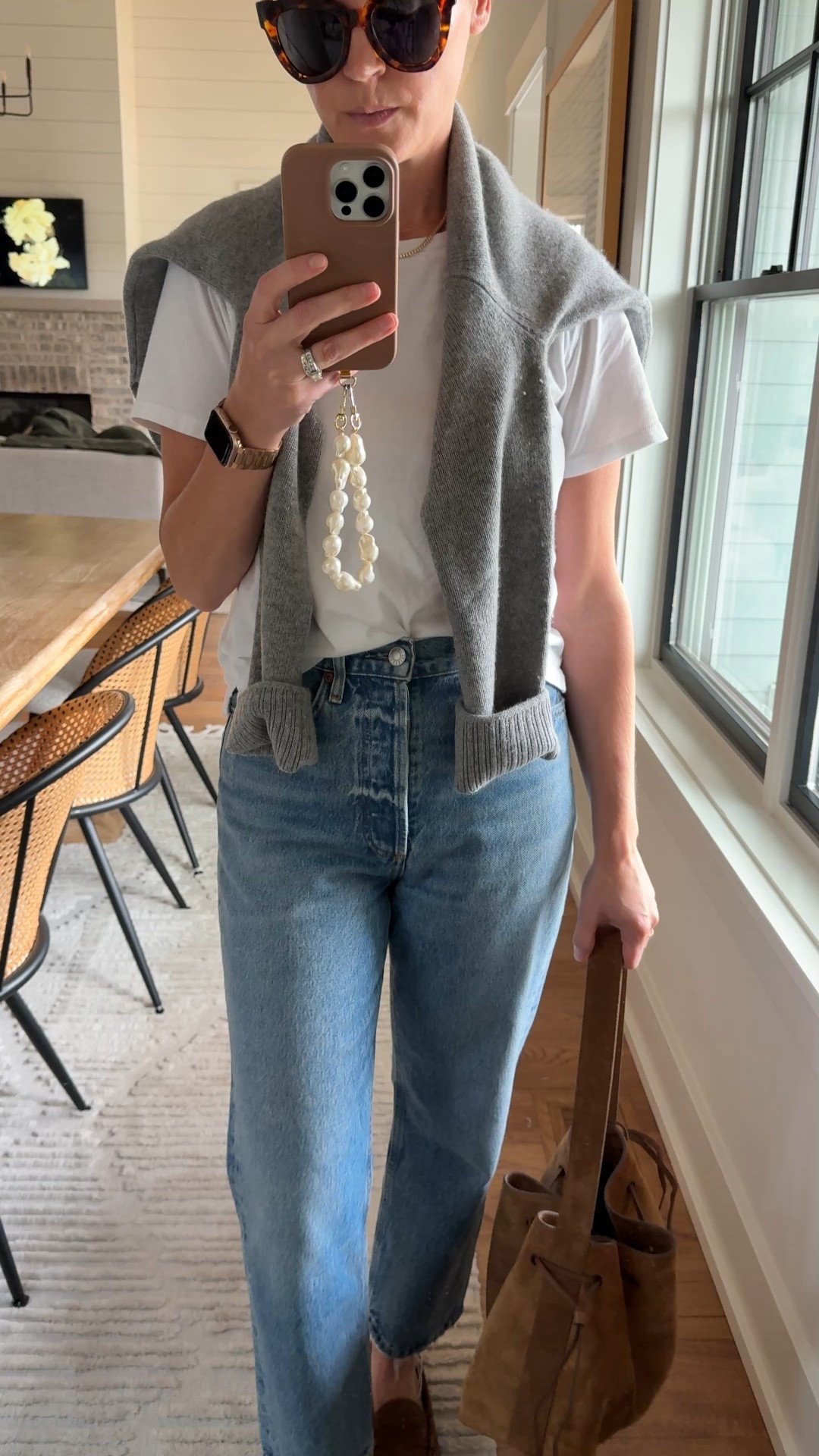 Tee size small
Sweater size small
Jeans size 24

#LTKStyleTip #LTKSeasonal #LTKOver40