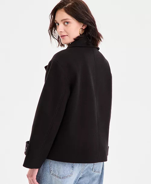Women's Double-Breasted Coat | Macy's