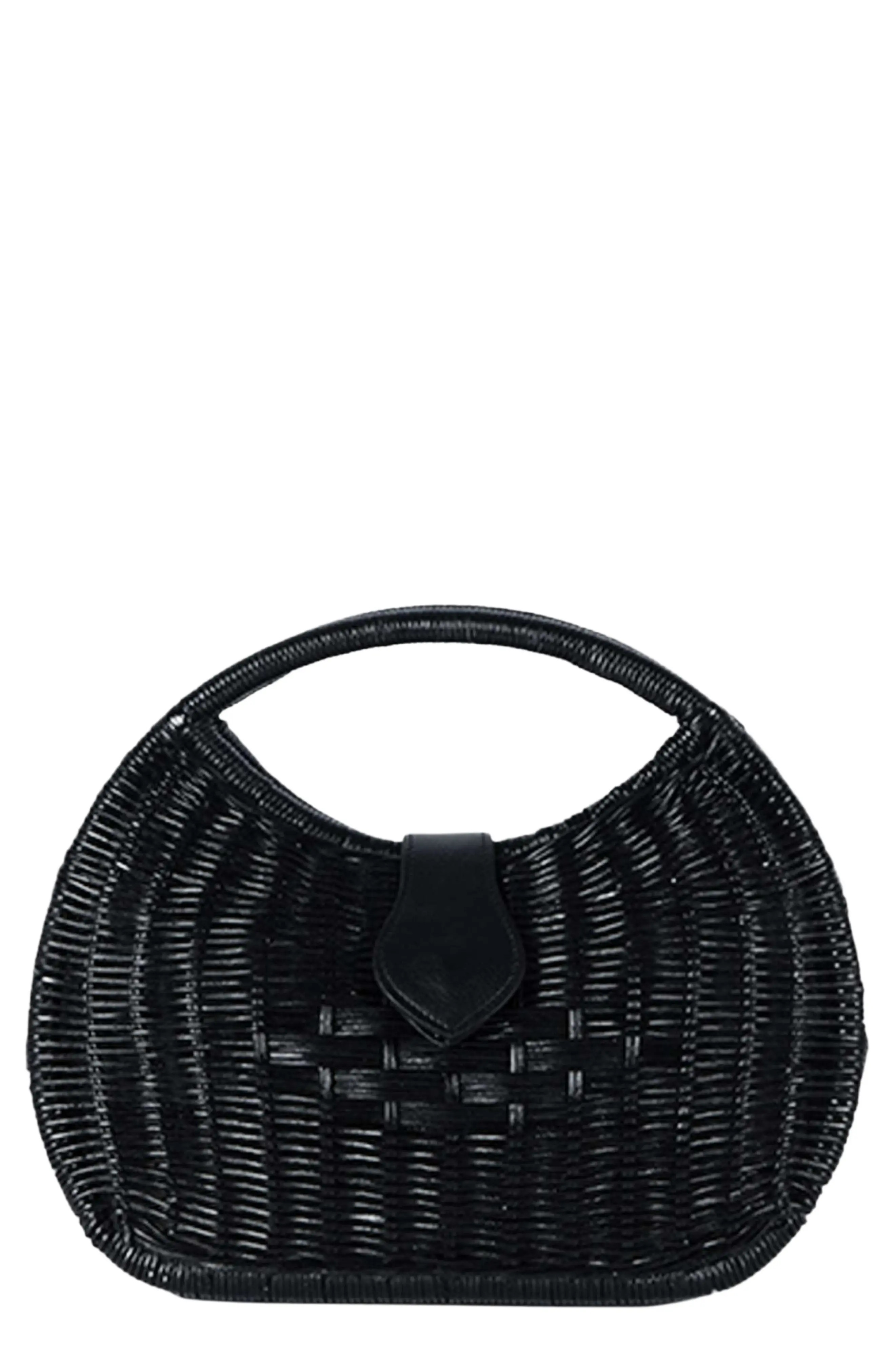 Artemiss Rattan Half Moon Clutch (Women) | Nordstrom | Nordstrom