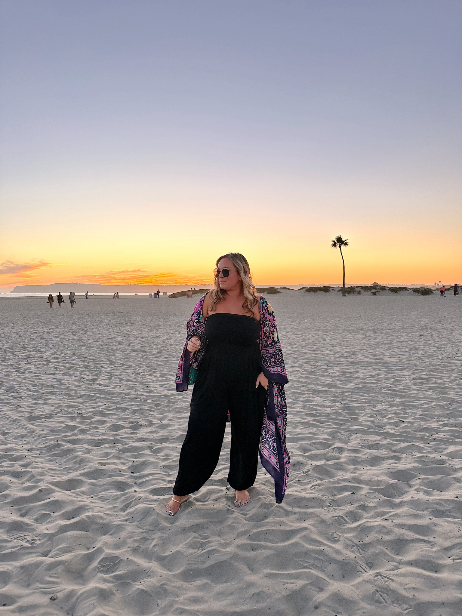 Free People jumpsuit size medium so comfy!!!! 
Wrap shawl one size
Casual midsize style 

#LTKover40 #LTKmidsize #LTKCyberWeek