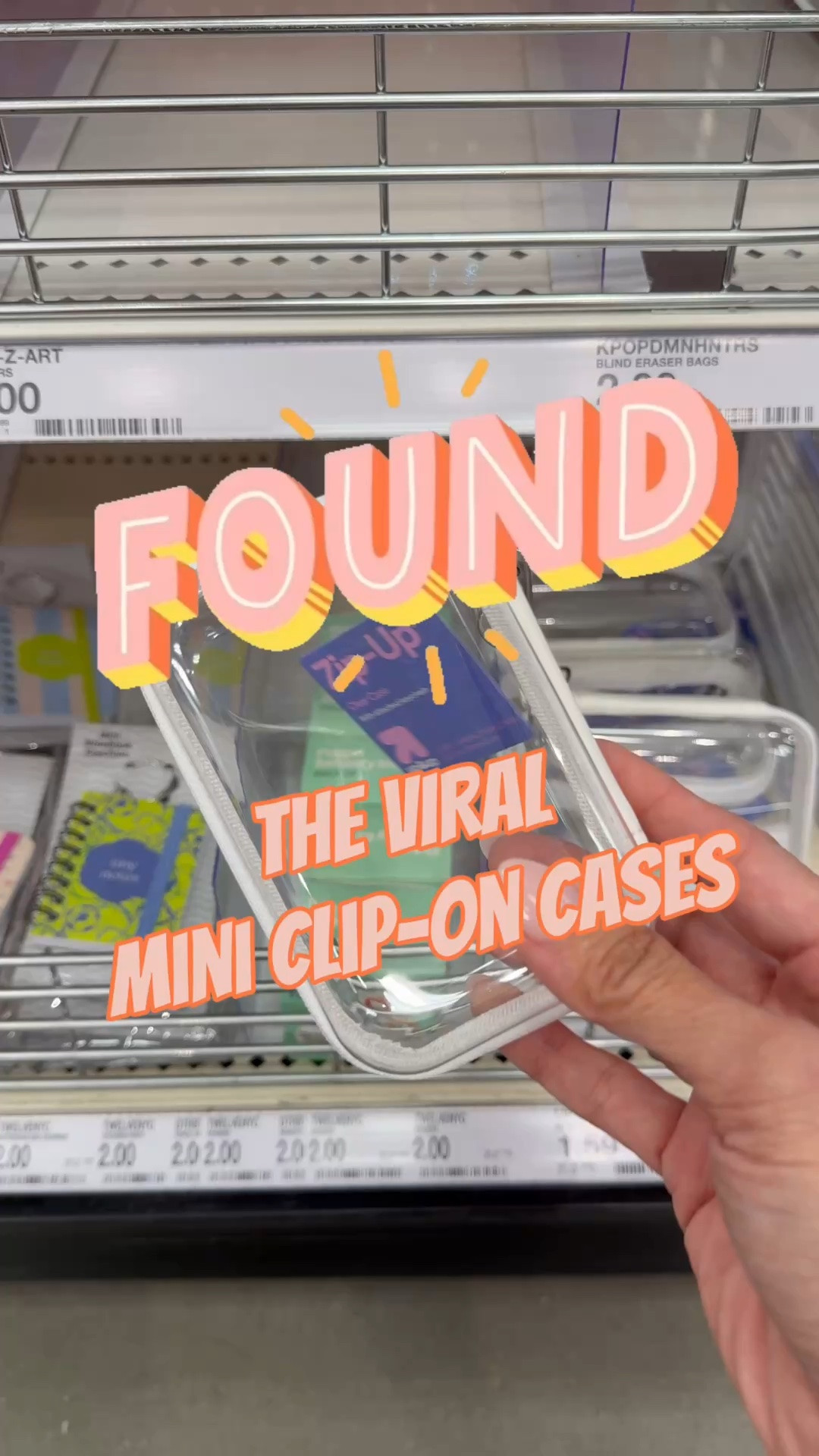 Y’all I have been patiently waiting for these to hit our Texas stores and they’re finally HERE!!  The viral clip-on mini zip cases are SO much cuter than I thought they’d be and I’m obsessed with what I did with it!  I spruced it up with these mini adhesive patch stickers by @horizongroupusa , added our most fave Teenie @needohofficial squishies, and voilá!  It makes the most adorable little squishie travel case!  So perfect as a bag charm or wear it on your belt loop for a fun accessory!  There are SO many ideas I have for this little find.  Don’t pass on these, I have a feeling they’ll go quick! 💨

* Box - $1.59
* Stickers - $5/ pack 

#target #cute #new #viral #trending

#LTKmomlife #LTKKids #LTKTravel