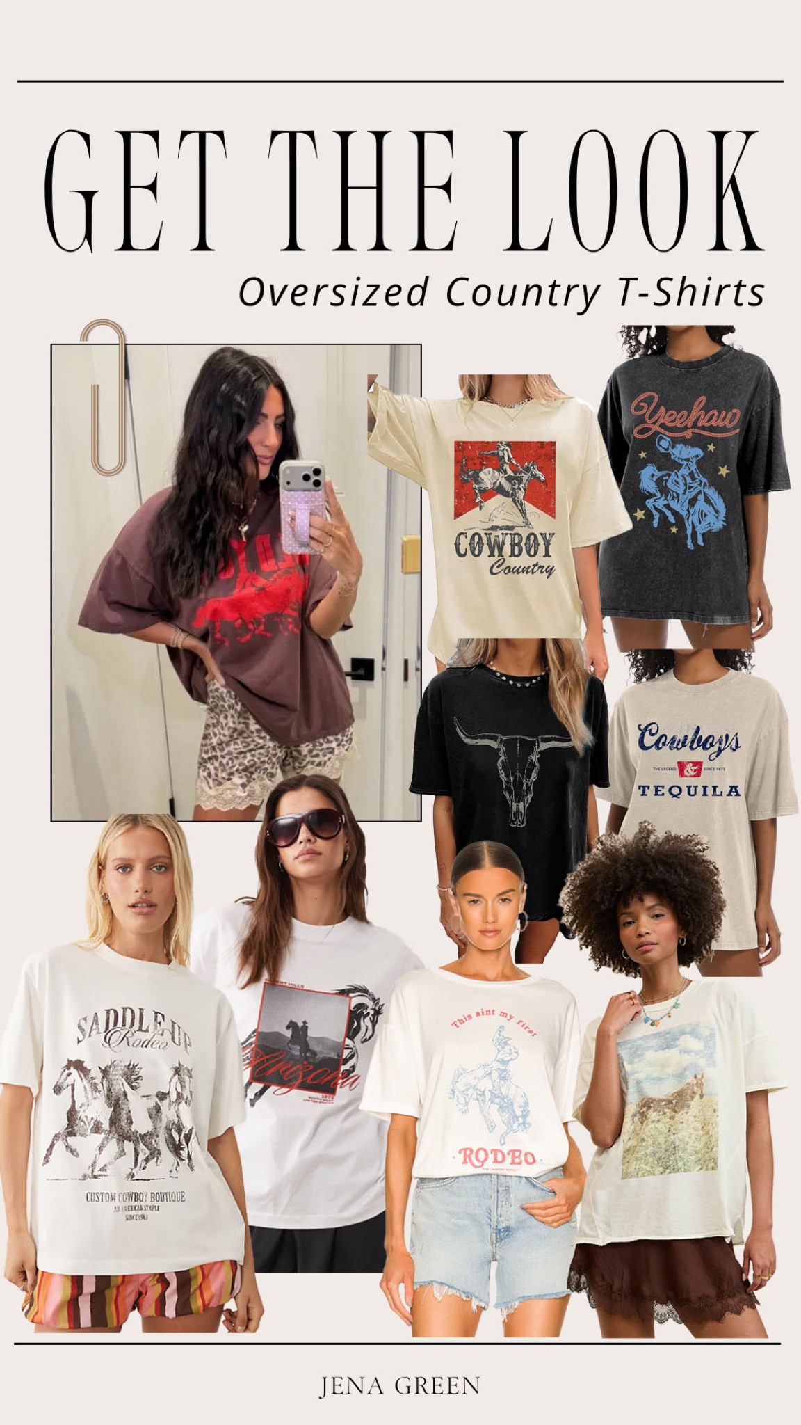 Get the Look | Get the Look Oversized Country Tees | Oversized Country T-shirts

#LTKootd #LTKSeasonal