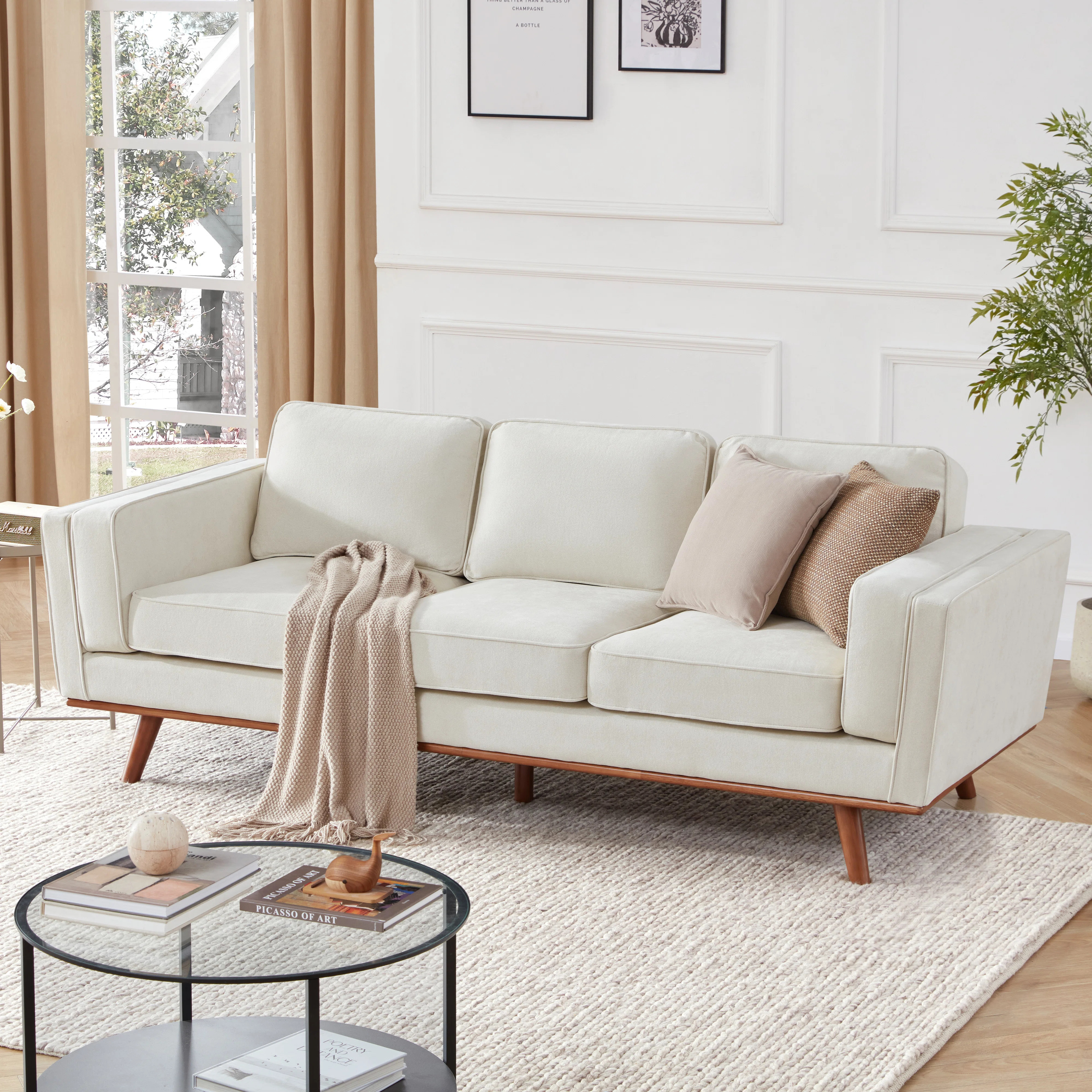 Estes Inayat 84'' Upholstered Sofa | Wayfair North America