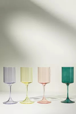 Morgan Wine Glasses, Set of 4 | Anthropologie (US)