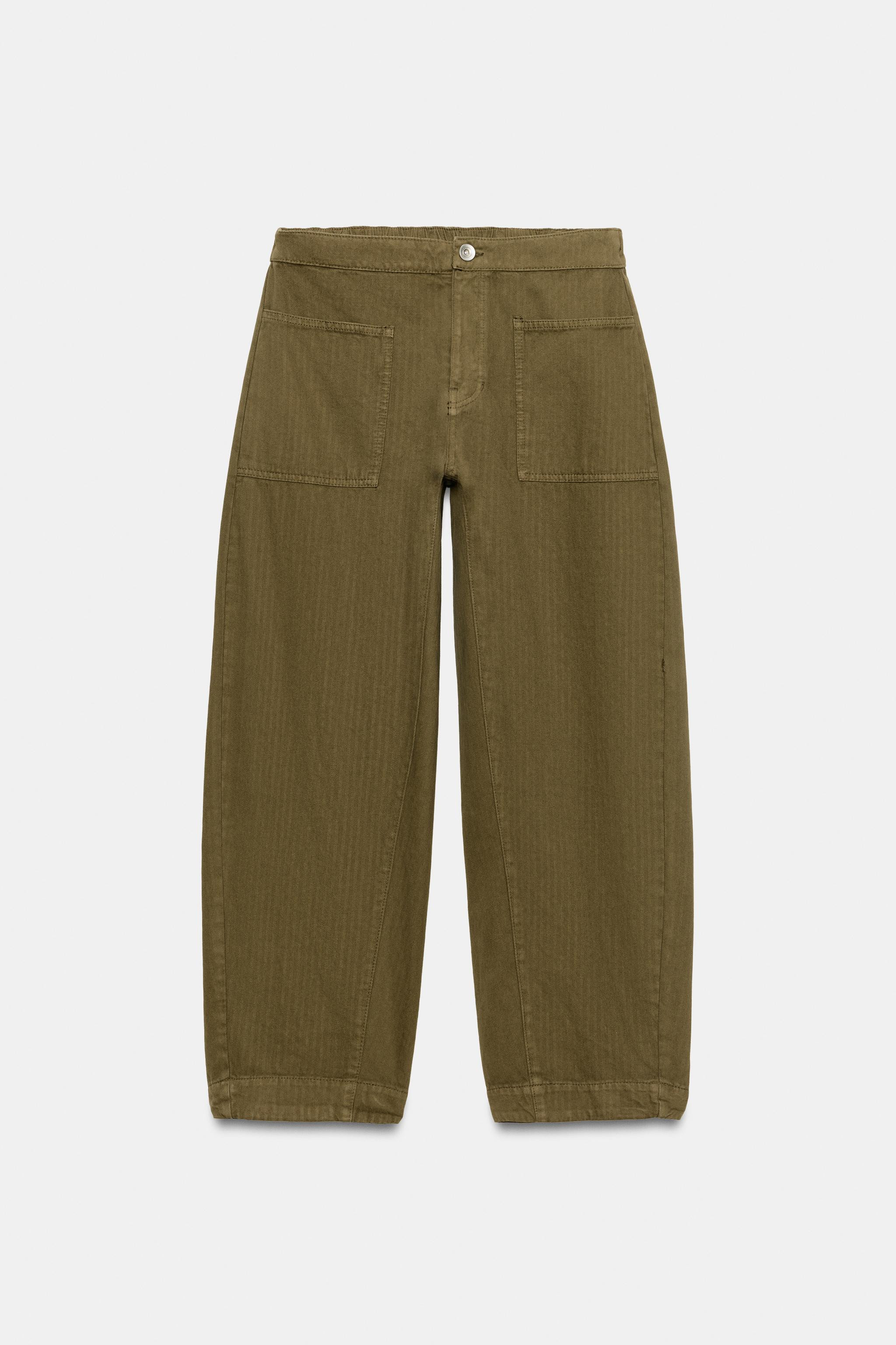 ZW COLLECTION BARREL PANTS | Zara Canada