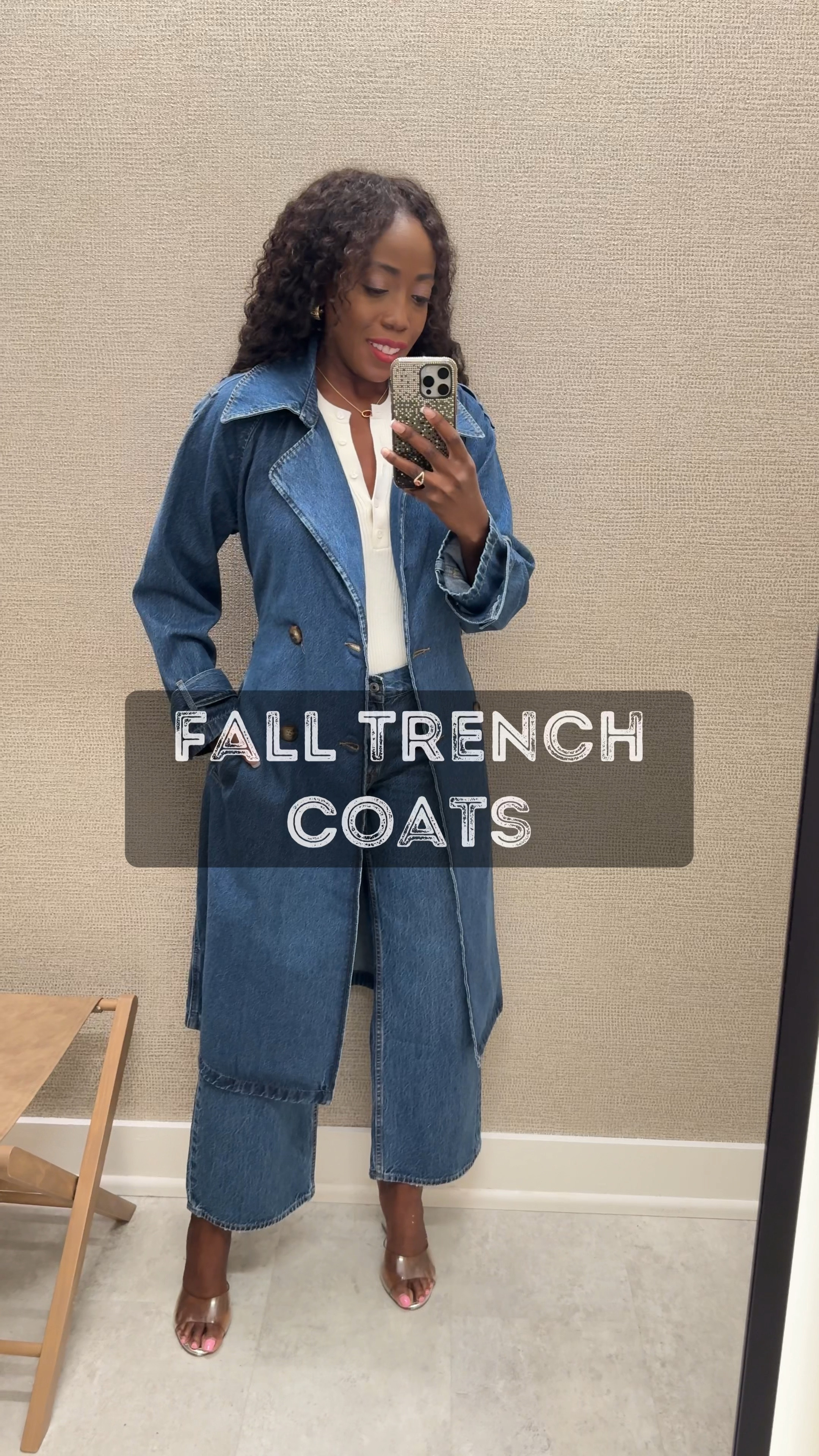 Fall Trench Coats
Leopard Print Pants: Runs big. Wearing a size 4. I usually wear a size 6. 
Trench Coat 1: Has a soft and suede material on the outside. Runs big. I’m wearing an XS. I usually wear a size small. 
High Waist Baggy Pants: Very flattering. I’m wearing a size 4. 
Denim Trench Coat: Great material. Has a waist strap. Runs big. I’m wearing an XS. 

Fall Outfit, Coat, Trench Coat, 

#Ootd #LTKSeasonal 

#LTKVideo #LTKStyleTip #LTKOver40