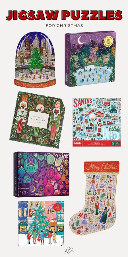 These puzzles make fun gifts or family holiday activities! 

#LTKSeasonal #LTKHoliday #LTKGiftGuide