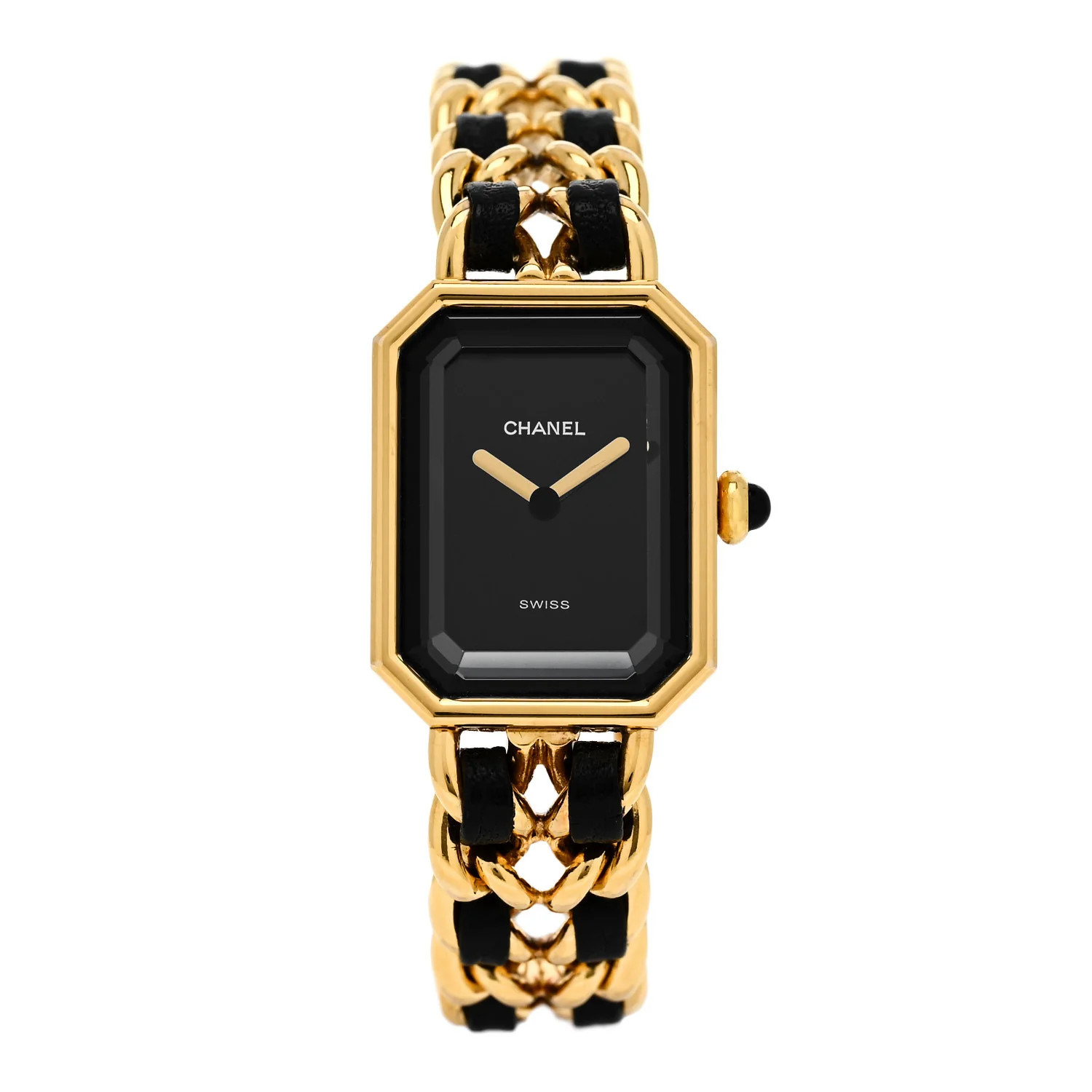 Stainless Steel Lambskin 20mm Chain Premiere Quartz Watch Gold L | FASHIONPHILE (US)