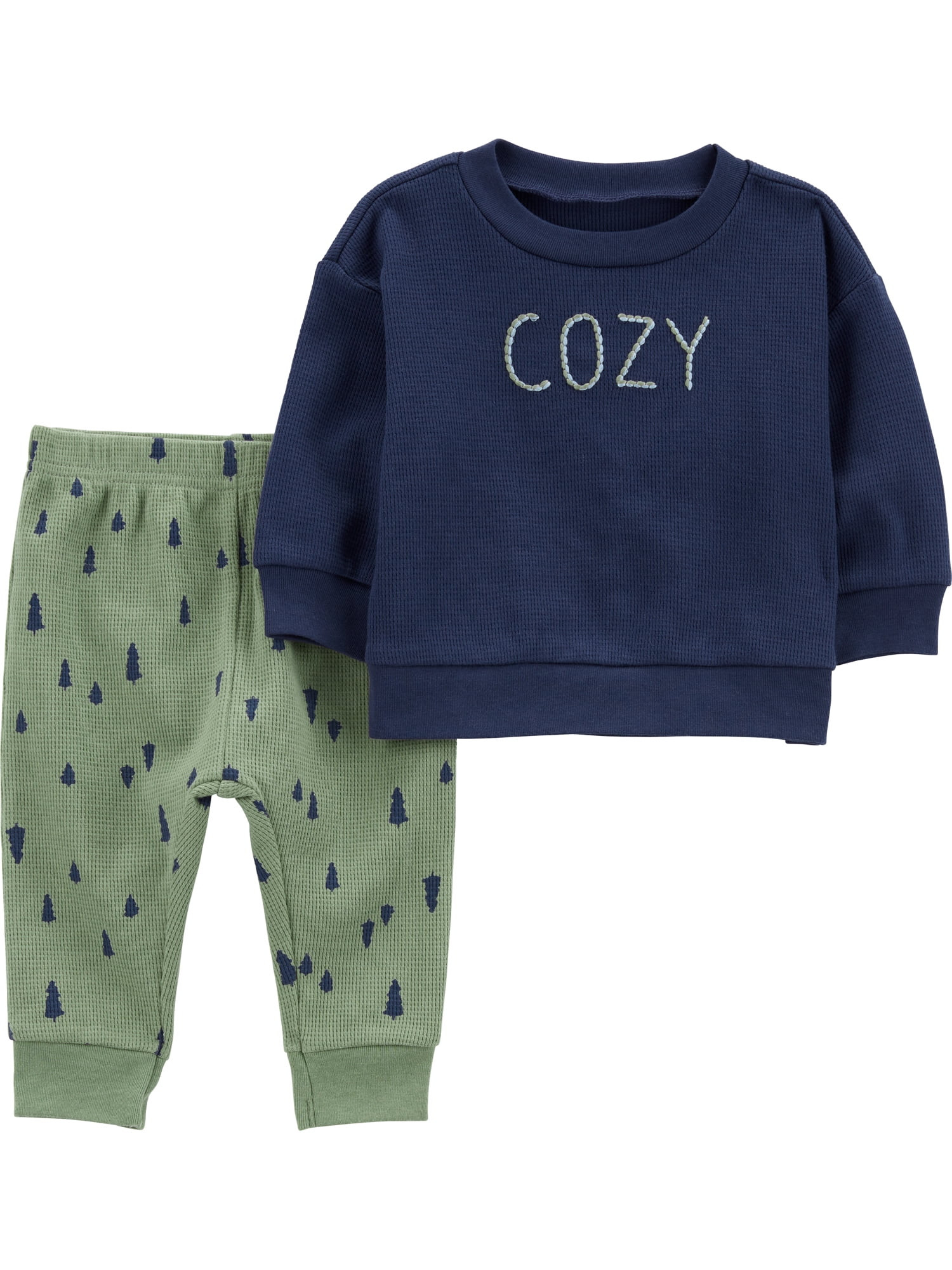 Carter's Child of Mine Baby Boy Outfit Set, 2-Piece, Sizes 0/3-24 Months | Walmart (US)