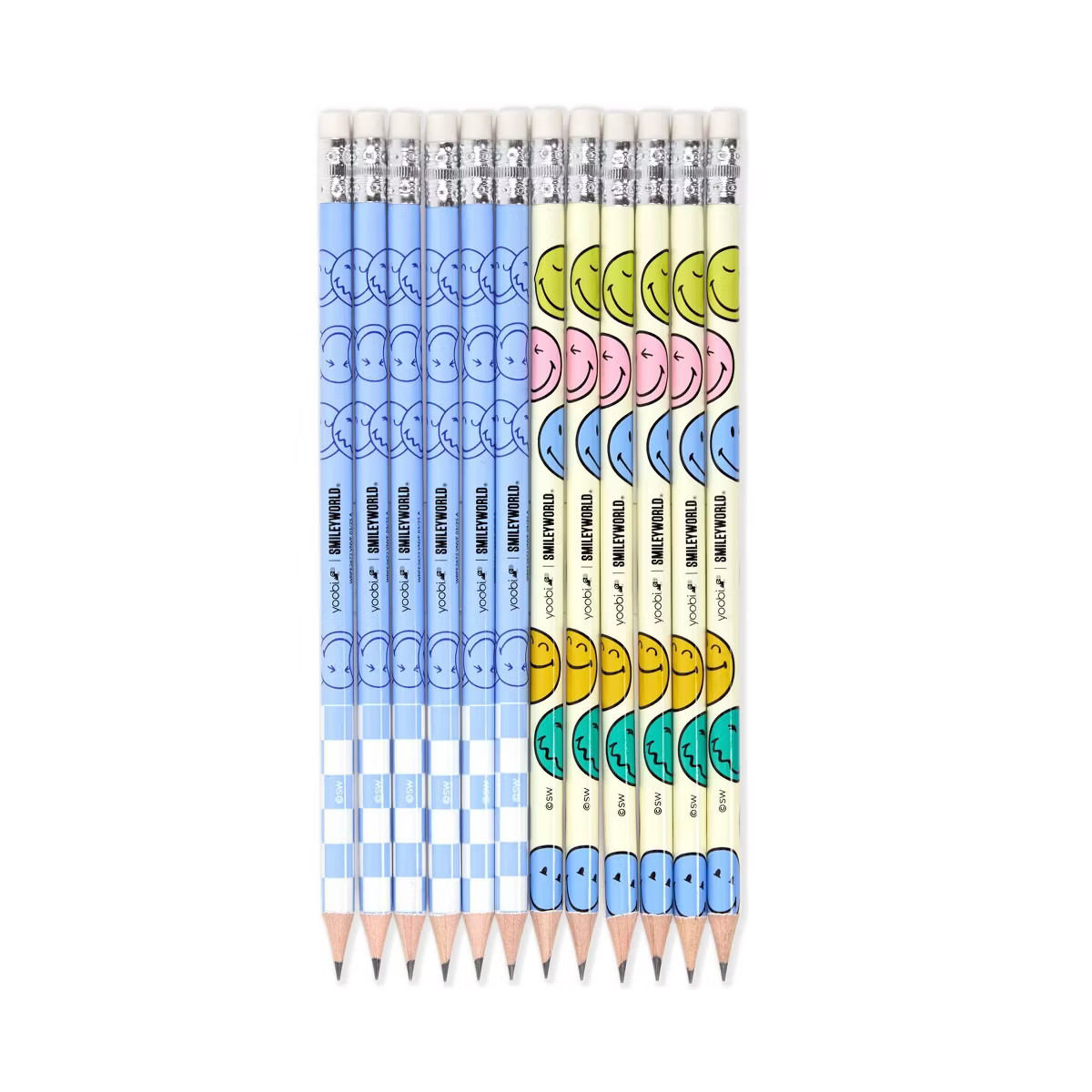 Yoobi SmileyWorld 12pk No. 2 Pencils Smiley | Target