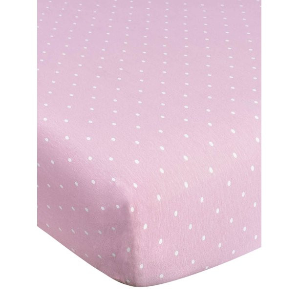 Modern Moments by Gerber Baby & Toddler Girl Ultra Soft Fitted Crib Sheet | Walmart (US)